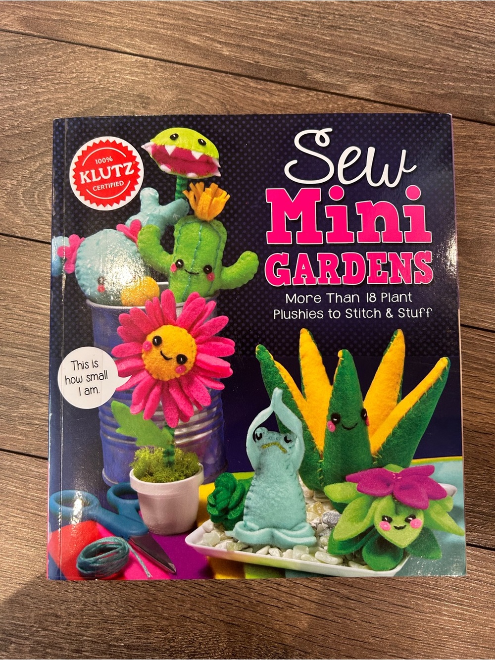 Klutz Sew Mini Gardens Craft Kit - Pink & Green Felt Plant Plushies